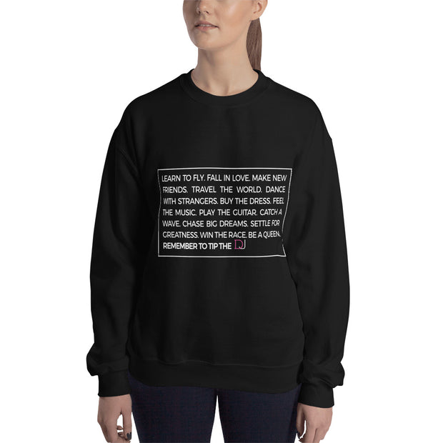 WORDS TO LIVE BY SWEATSHIRT